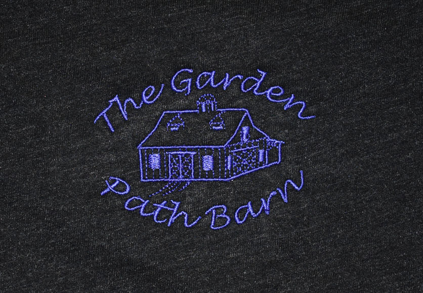 garden path barn closeup