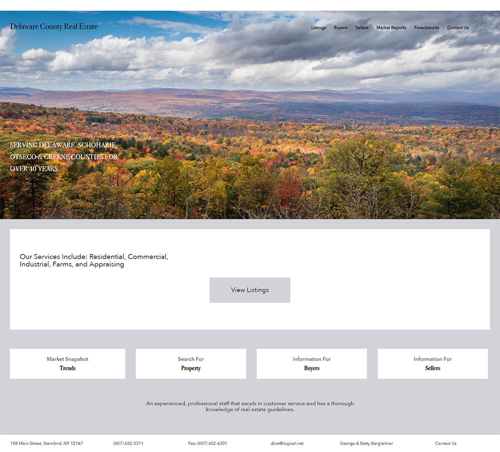 Delaware County Real Estate Website