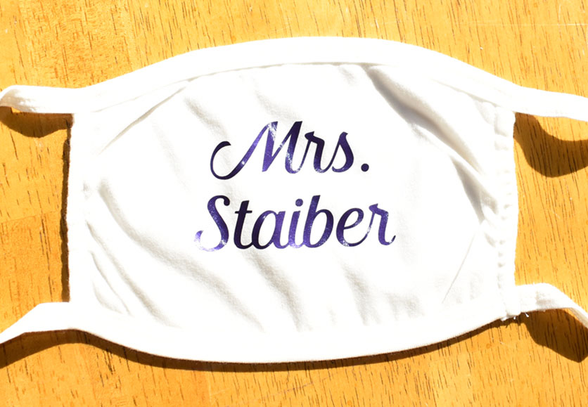 mrs staiber teacher mask