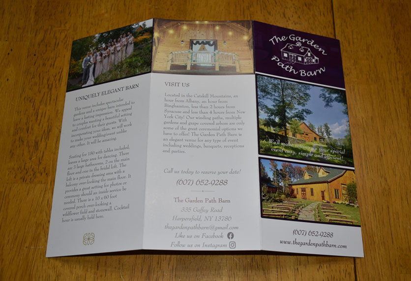 garden path brochure