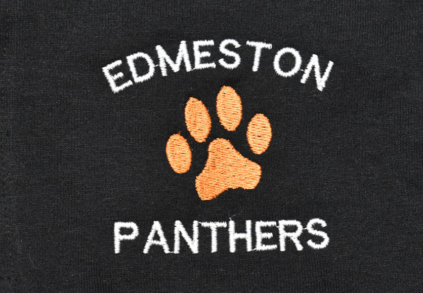 edmeston panthers paw print closeup