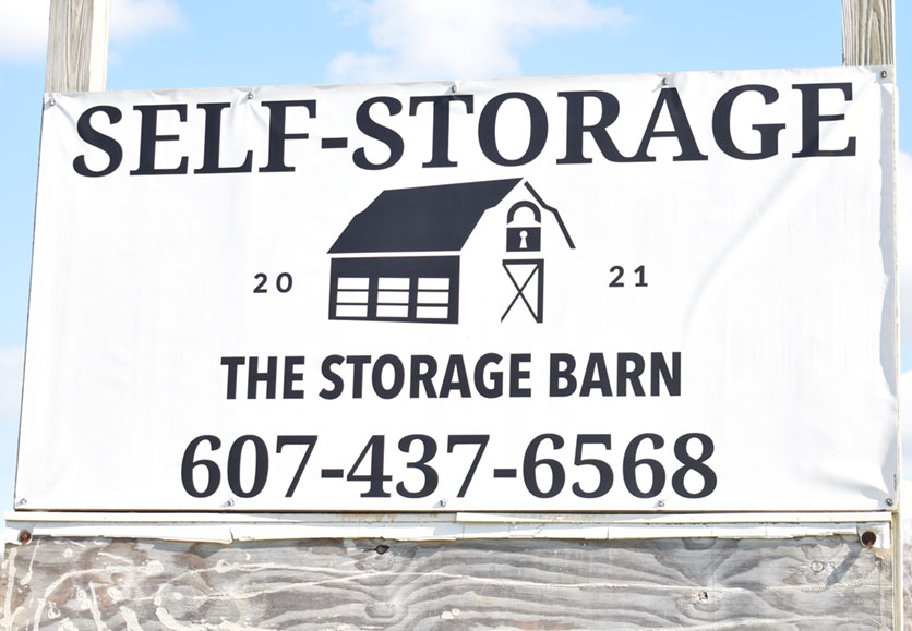 storage barn billboard sign