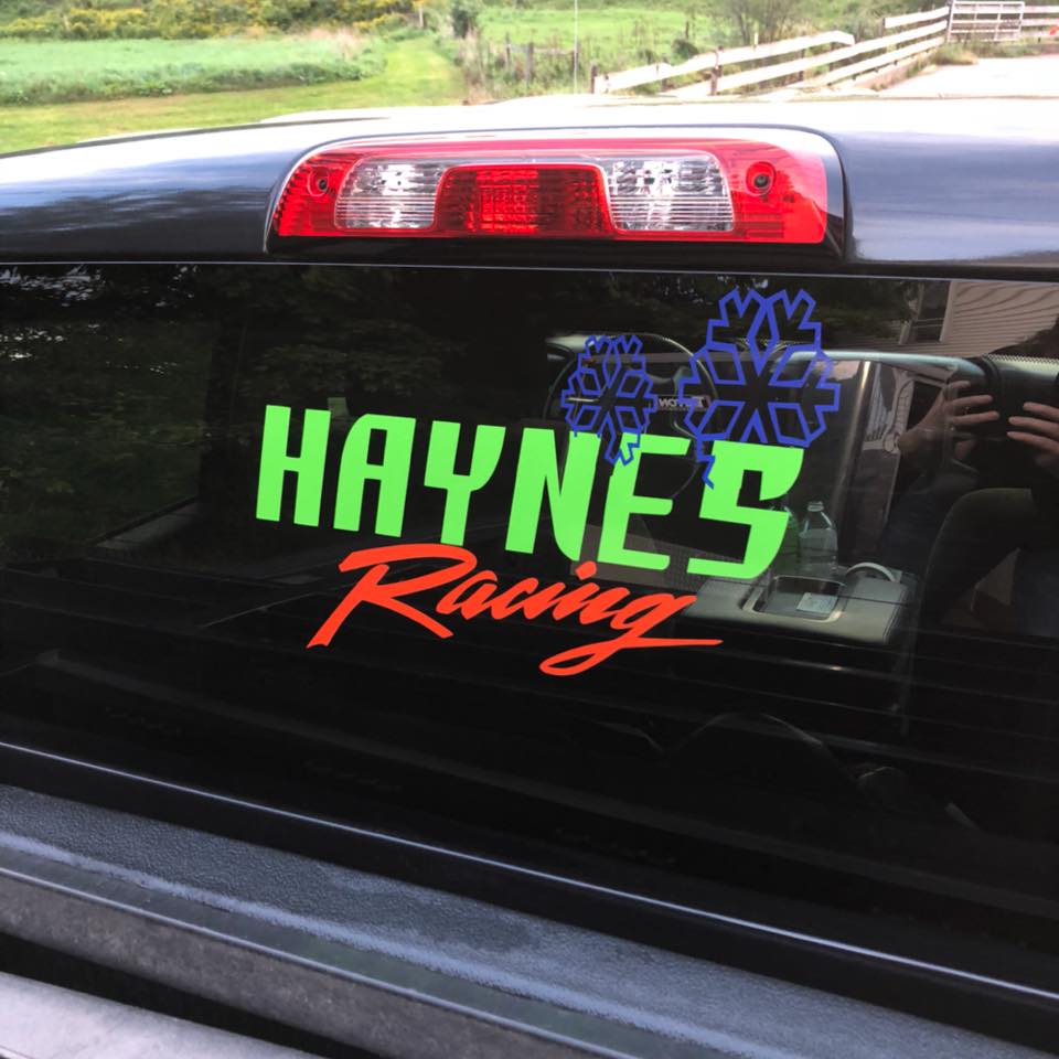 haynes racing truck decal