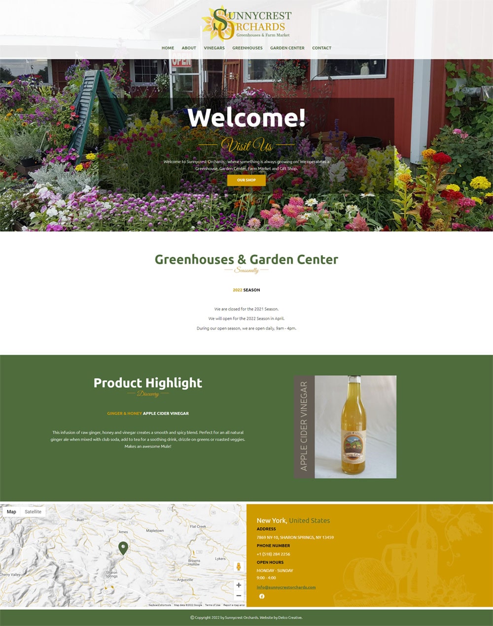 Sunnycrest Orchards Website