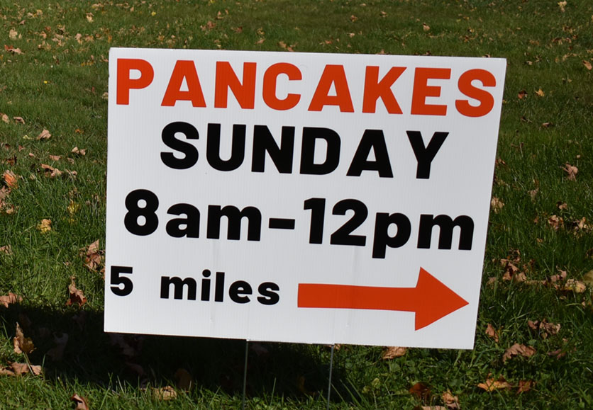 pancakes sign right
