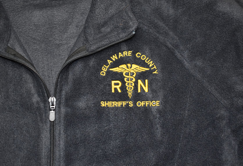 delaware county sheriffs rn closeup