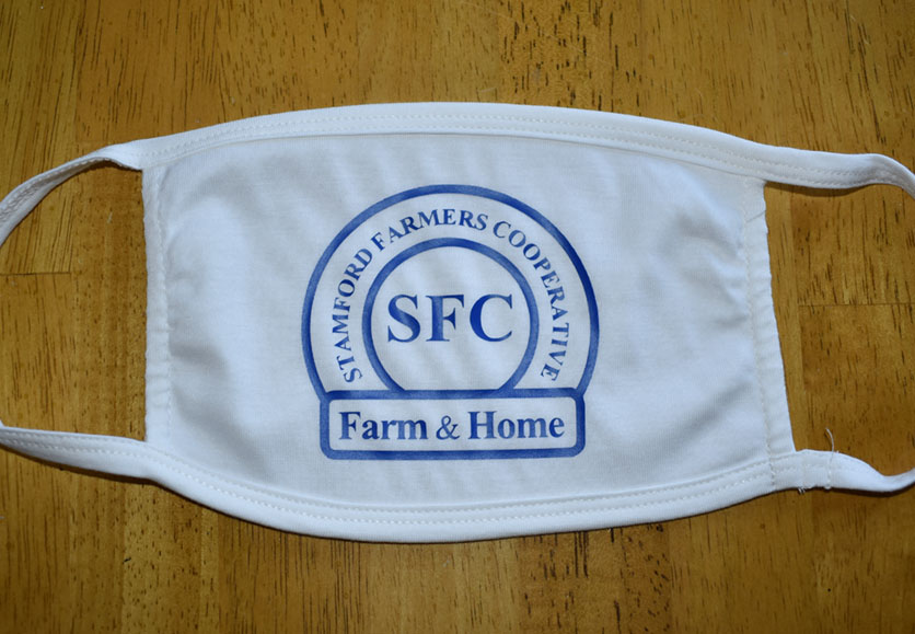 stamford farmers cooperative mask