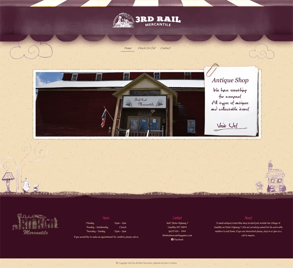 Third Rail Mercantile Website