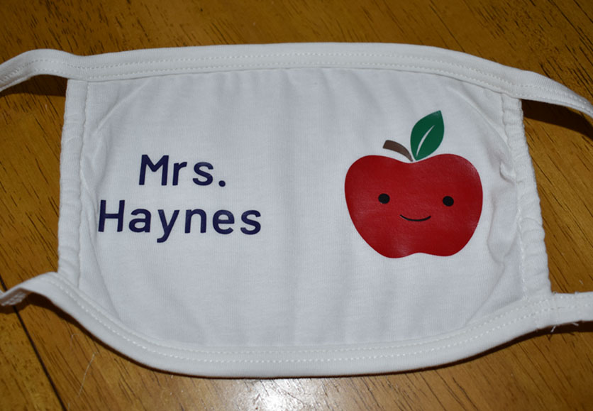 Mrs. Haynes - Happy Apple Mask