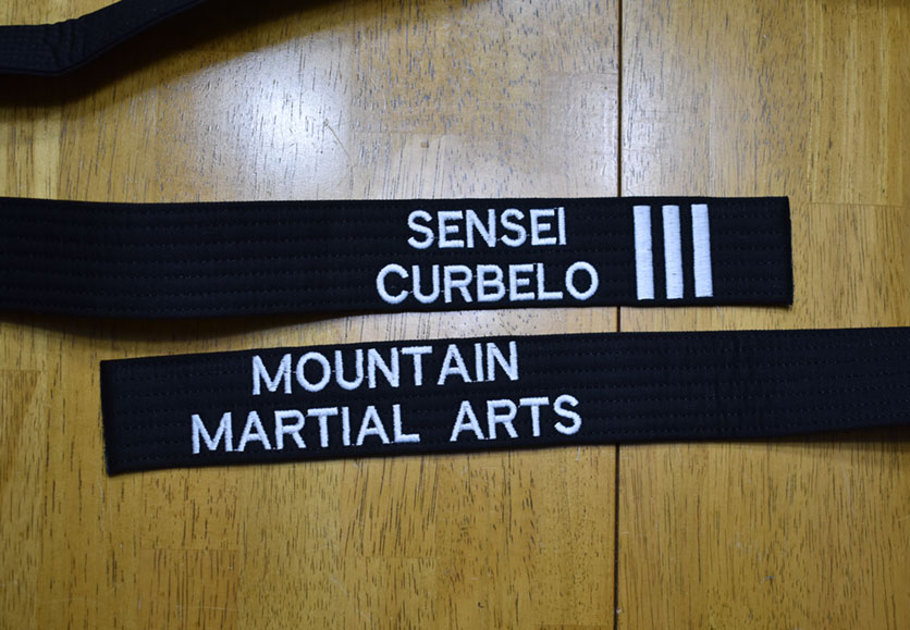 martial arts belt curbelo