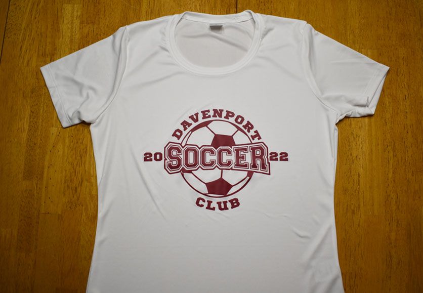 davenport indoor soccer shirt
